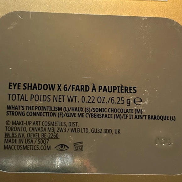 MAC EYESHADOW PALETTE - Brand New in original packaging - What’s The Pointilism. - Picture 5 of 5